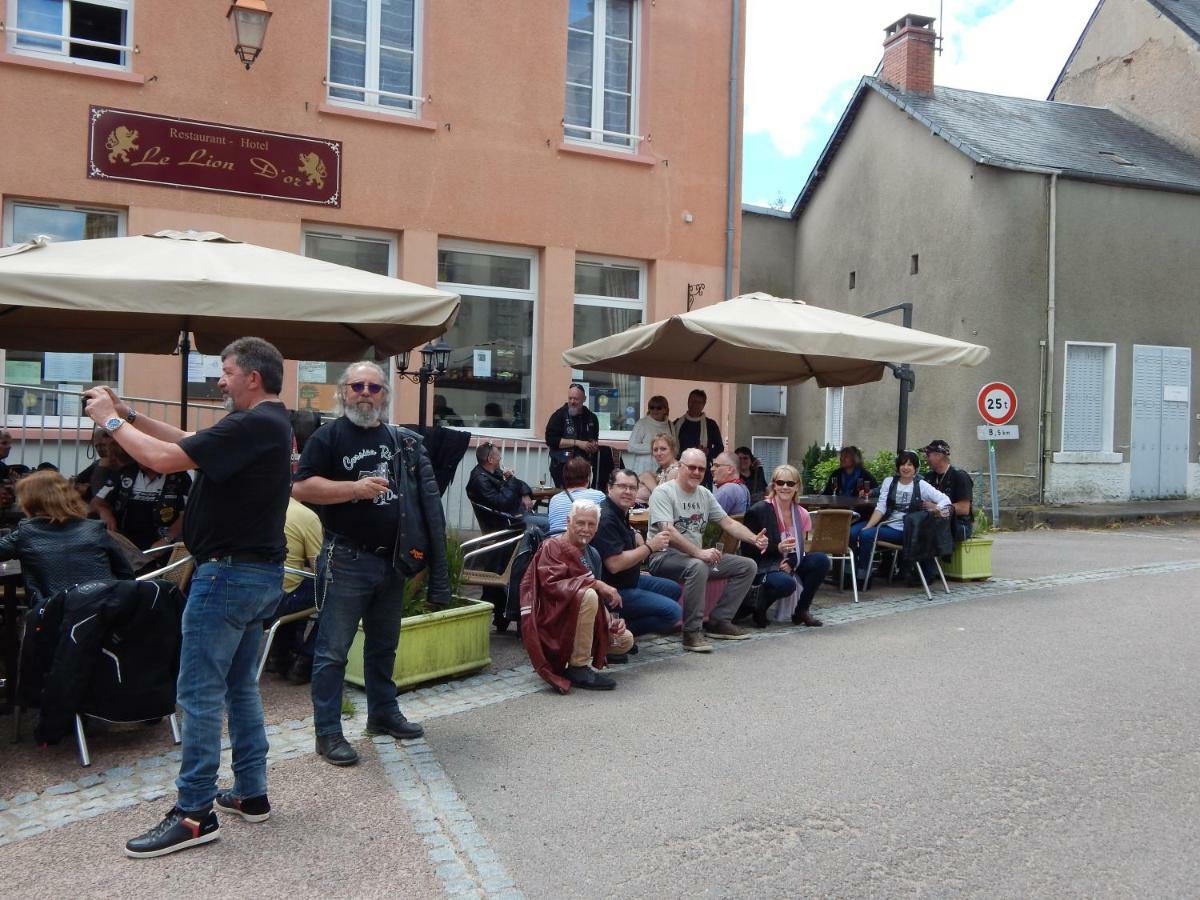 Hotel Le Lion D'Or Ouroux-en-Morvan Esterno foto